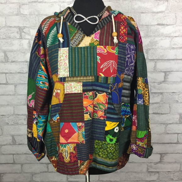 Thai One On Women Patchwork Hoodie Size OS - Picture 1 of 6
